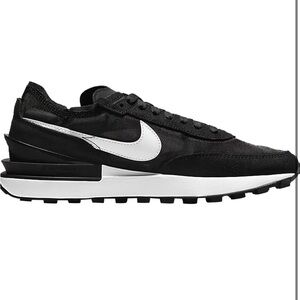 Nike Black Waffle one mesh sneakers size 9